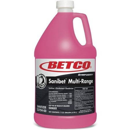 BETCO Betco BET2370400 Sanibet Sanitizer Disinfect Deodorizer - Pink BET2370400